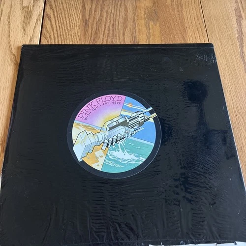 Pink Floyd Wish You Were Here UK Lp 1975 With Inners And Black Sleeve Vg Harvest