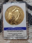 1933 Gold Double Eagle Liberty Replica Coin 24K Gold Doree 20 Dollars