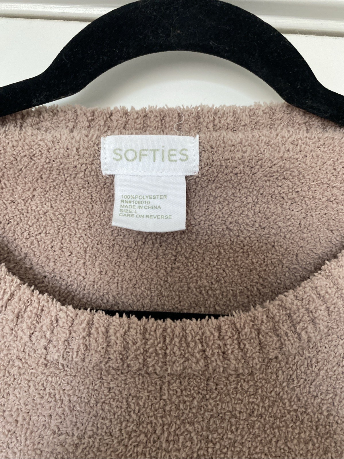 Softies Solid Marshmallow V Neck Top Lounge Set &… - image 5