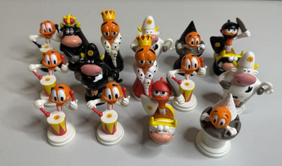 Sammelfiguren Chupa Chups im ''Schachfiguren-Design'',insg.15 Stk