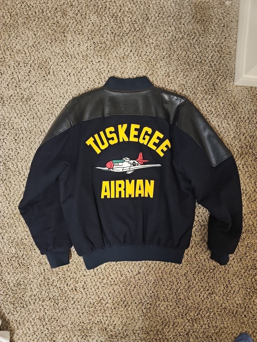 Tuskegee Airman - Redtails Bomber Jacket Mens Medium