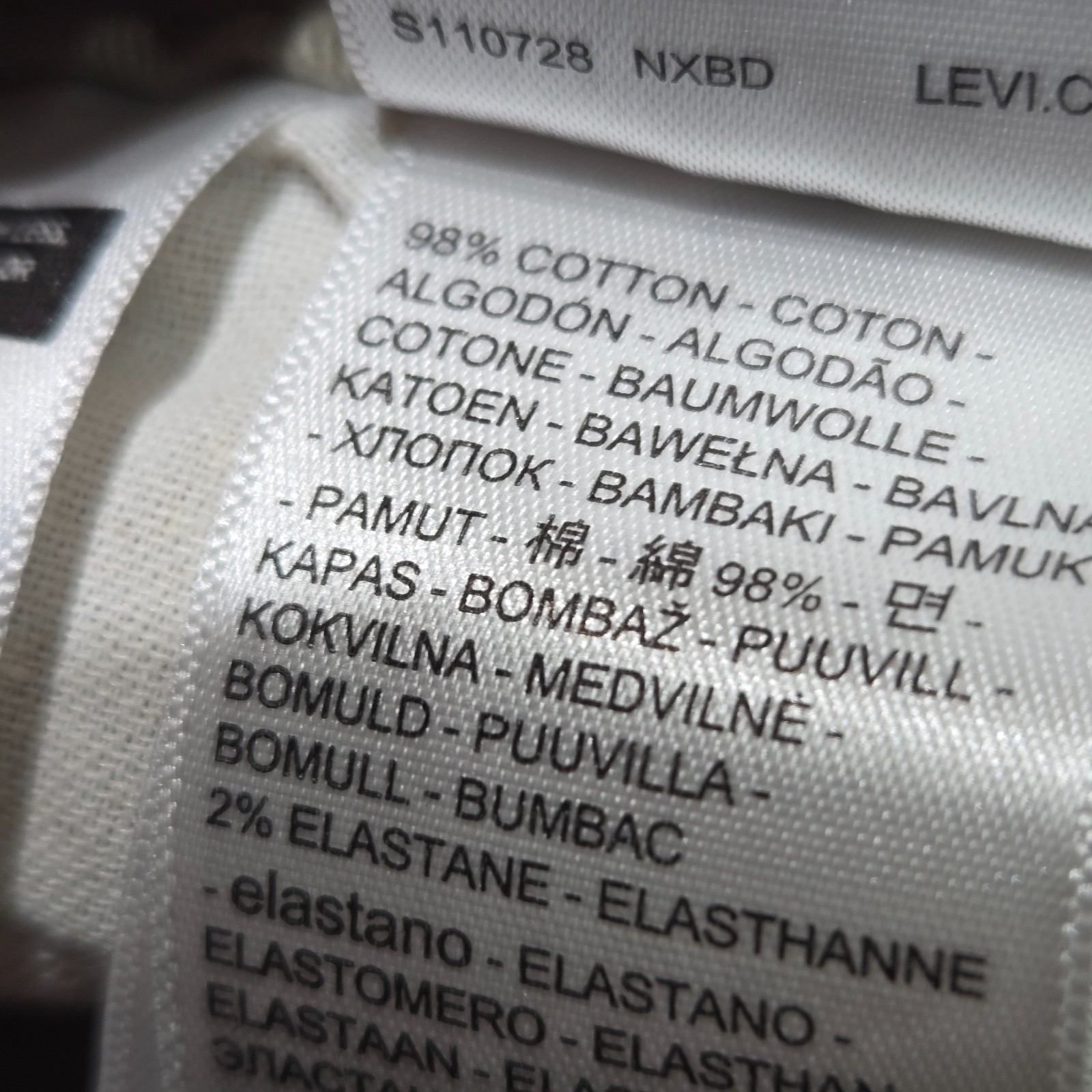 NWOT MENS 36 X 30 KHAKI TAN LEVI'S 514 STRAIGHT FIT LEG DENIM JEANS thumbnail 6