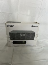 Brand New In Box iHome Dual Alarm Stereo Clock Radio And Dual USB Charging