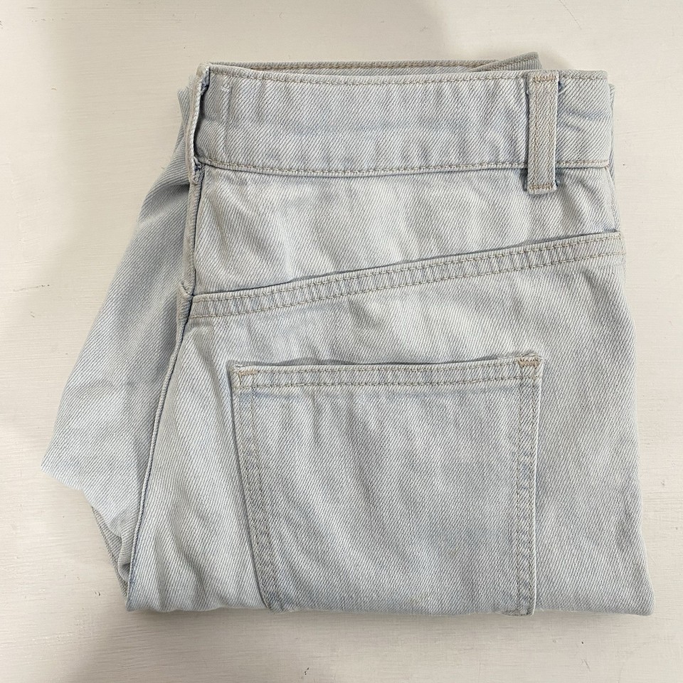 Sheike Womens Blue High Slim Crop Tapered Stretch Jeans Size 8 Good Worn JL134