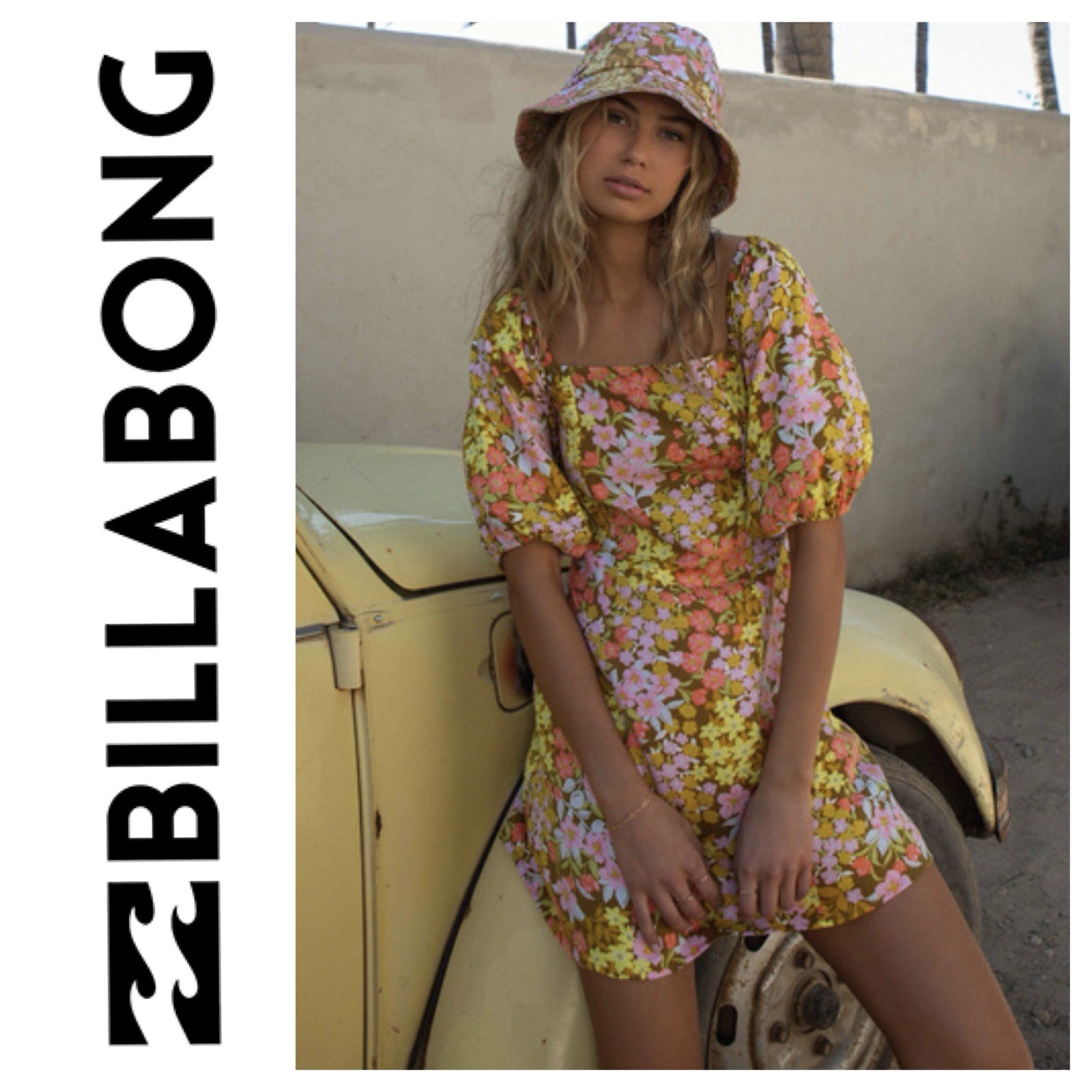 BNWT BILLABONG PARADISE FLORAL MINI DRESS SIZE SMALL/8  RRP .99