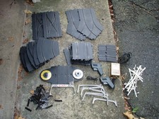 vintage 1963 ELDON 1/24 Slot Car road rage Race TRACK set