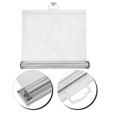 Plastic Freezer Curtain Transparent Roller Shutter Curtain For Shop Display