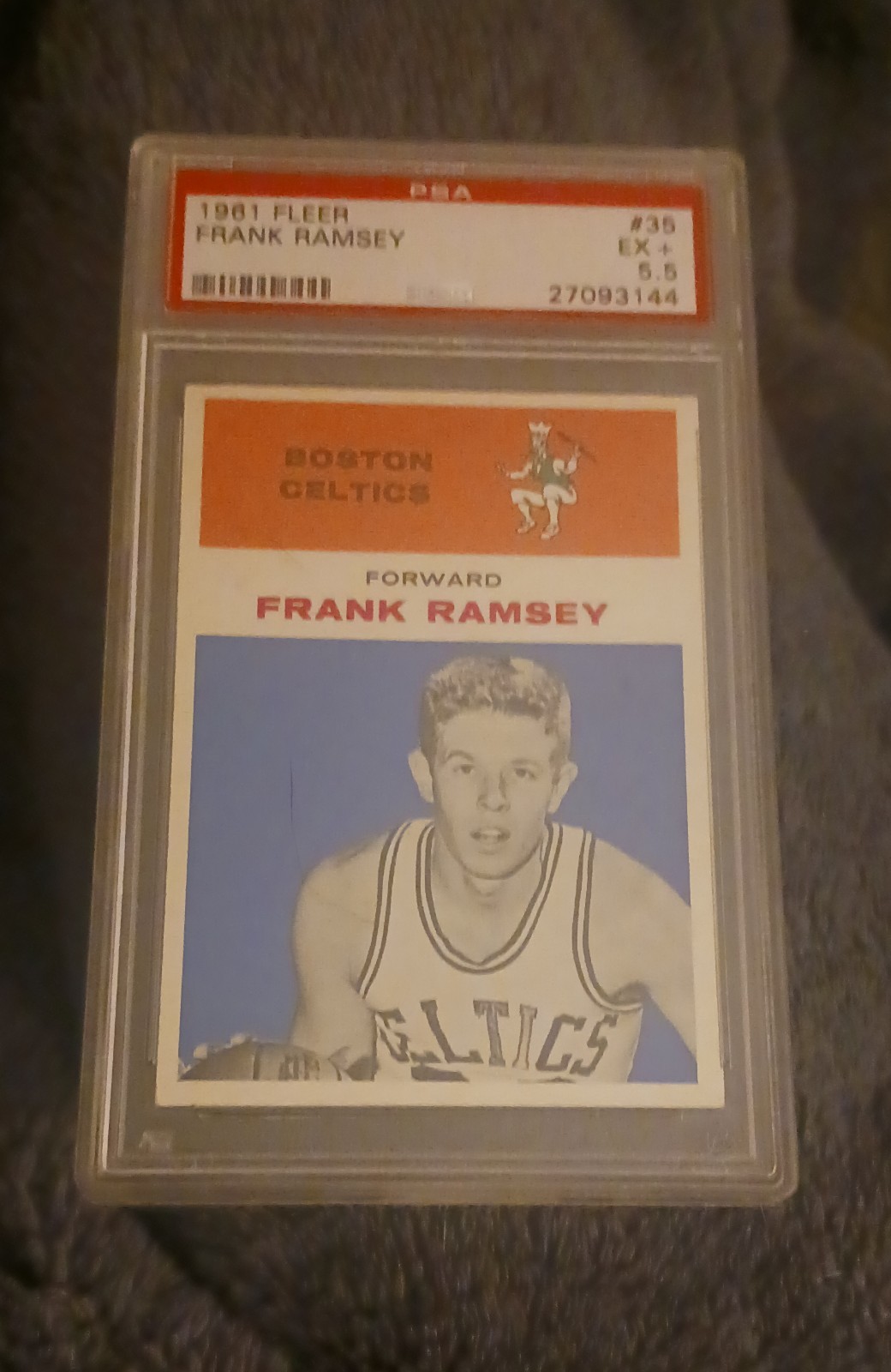 1961-62 Fleer - Frank Ramsey #35 Celtics HOF PSA 5.5