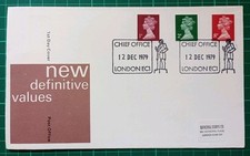 1979 8p Enschede 1p 2p 8p Machin Definitive FDC Chief Office Pmk
