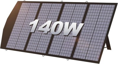 ALLPOWERS Solar Ladegerät 18V140W Faltbares Solarpanel Mit MC-4, DC, USB Ausgabe