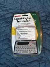 Franklin TES-118 Spanish-English Electronic Translator New Sealed
