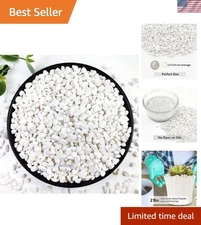 Eco-Friendly 2LB White Decorative Stones for Plants, Vases & Landscaping