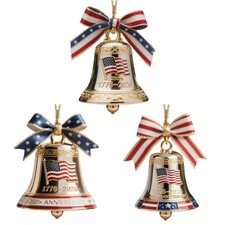 1776-2026 United States 250th Anniversary Bell Ornament Christmas Bell Ornament