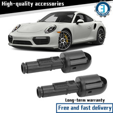 2pcs Black Headlight Washer Nozzle Spray Jet Fits For Porsche 911 Panamera Usa