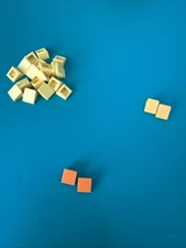 LEGO Slope 1 x 1 (31°) (50746 / 54200) Orange Yellow 26 Pieces Used