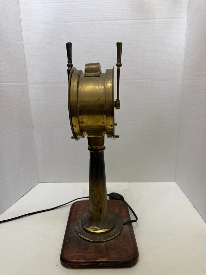 Antigo navio de latão Chadburns Liverpool e Londres telégrafo funciona - Imagem 4 de 4