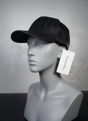 Dior Oblique Cap – Black Monogram Baseball Cap ( hat ) | eBay
