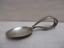 Vintage Mary Had A Little Lamb Sterling Silver Baby Spoon 0.68 Troy Oz