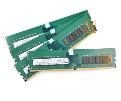 Samsung 32GB Kits 4X 8GB PC4-2400T DDR4 2400MHz CL17 UDIMM Desktop