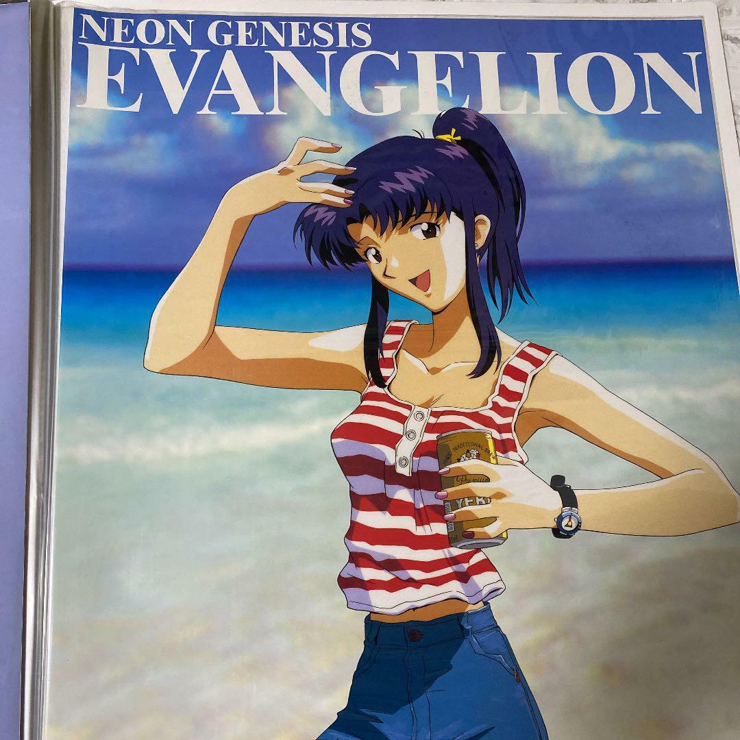 Neon Genesis Evangelion Promotional Poster Misato Katsuragi Beach
