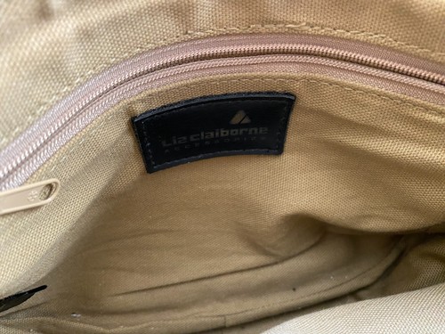 Liz Claiborne kleine Vintage Crossbody Schultertasche Handtasche - Bild 7 von 9