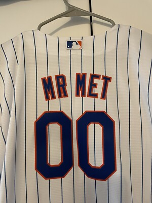BRAND NEW ~ NIKE (MLB) NY METS, YOUTH Pinstripe Jersey sz. XL ~ MR