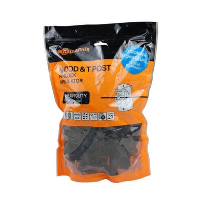 Multi-Purpose Insulators Black 20 Count  by Gallagher