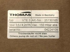 Thomas Vakuumpumpe VTE3 Rietschle 25130165 150mbar VTE 3