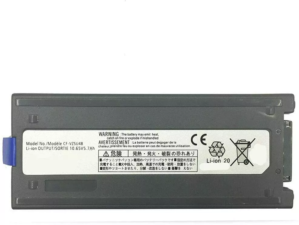 ST US Original Panasonic Toughbook CF-19 battery CF-VZSU48 5.7Ah CF-VZSU48CJS