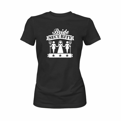 Hen Party T-Shirt Bride Security Do 