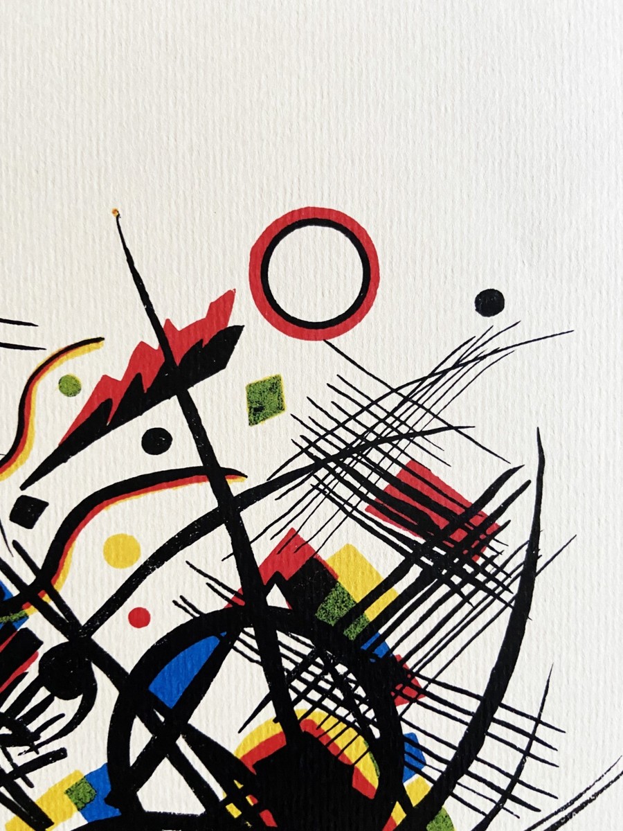 Wassily Kandinsky Lithograph 1923 COA Original - Piet