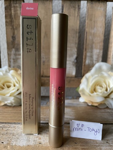 Plumping Lip Glaze - Davina by Stila for Women - 0.11 oz Lip Gloss