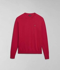 Napapijri Decatur - Maglia Girocollo Rosso - Taglia XXXL Abbigliamento Uomo