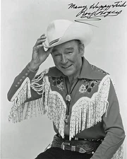 ROY ROGERS Autographed Reprint 8" x 10" glossy photo print