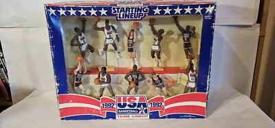 1992 USA Basketball Team Starting Lineup Complete Set Of 10 Players