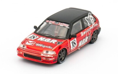 INNO64 Honda Civic SiR EF9 JDM Mizuho No Good Racing 1/64 Diecast