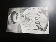 Van Lingo Mungo signed Post Card PSA Pre Certified 2