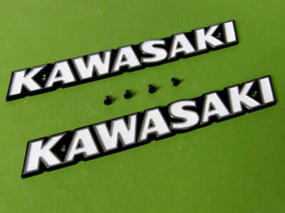 Kawasaki gas petrol fuel tank badge Emblem oem z1 kz750 kz900 kz1000 kz 1000 z1r