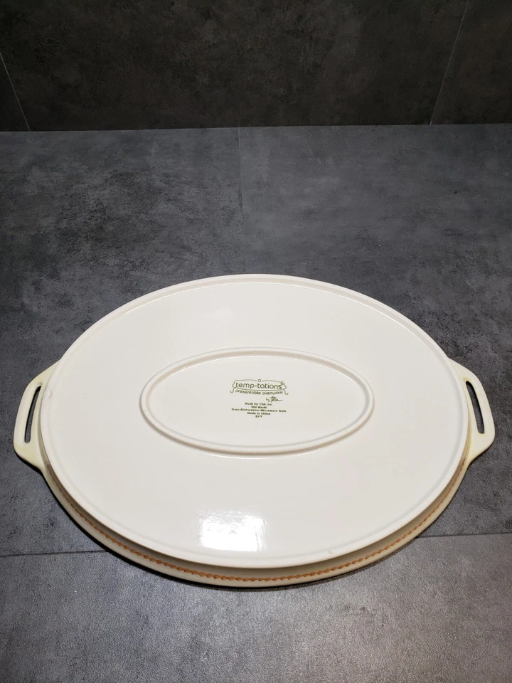 Temp-tations Old World Harvest Fall Orange Confetti Tea Serving Set - Image 2 of 4