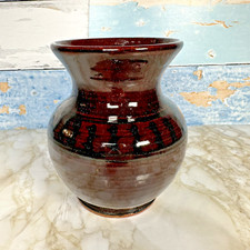 Godshill Pottery Vase Chris and Kate Charman New Forest Hampshire England 1970s