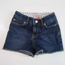 mini boden girl's shorts denim cut off 10y
