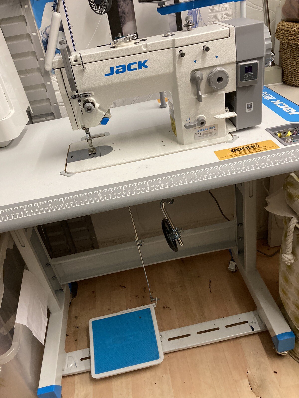 JACK JK20U93Z Zig Zag Direct Drive Industrial Sewing Machine White