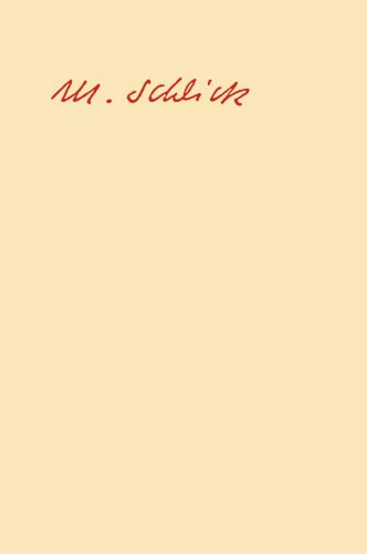 Moritz Schlick. Naturphilosophische Schriften: Nachschriften, Diktate und - Picture 2 of 2