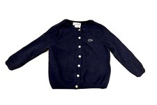 Lacoste Girls Dark Blue Cardigan size 2 86cm