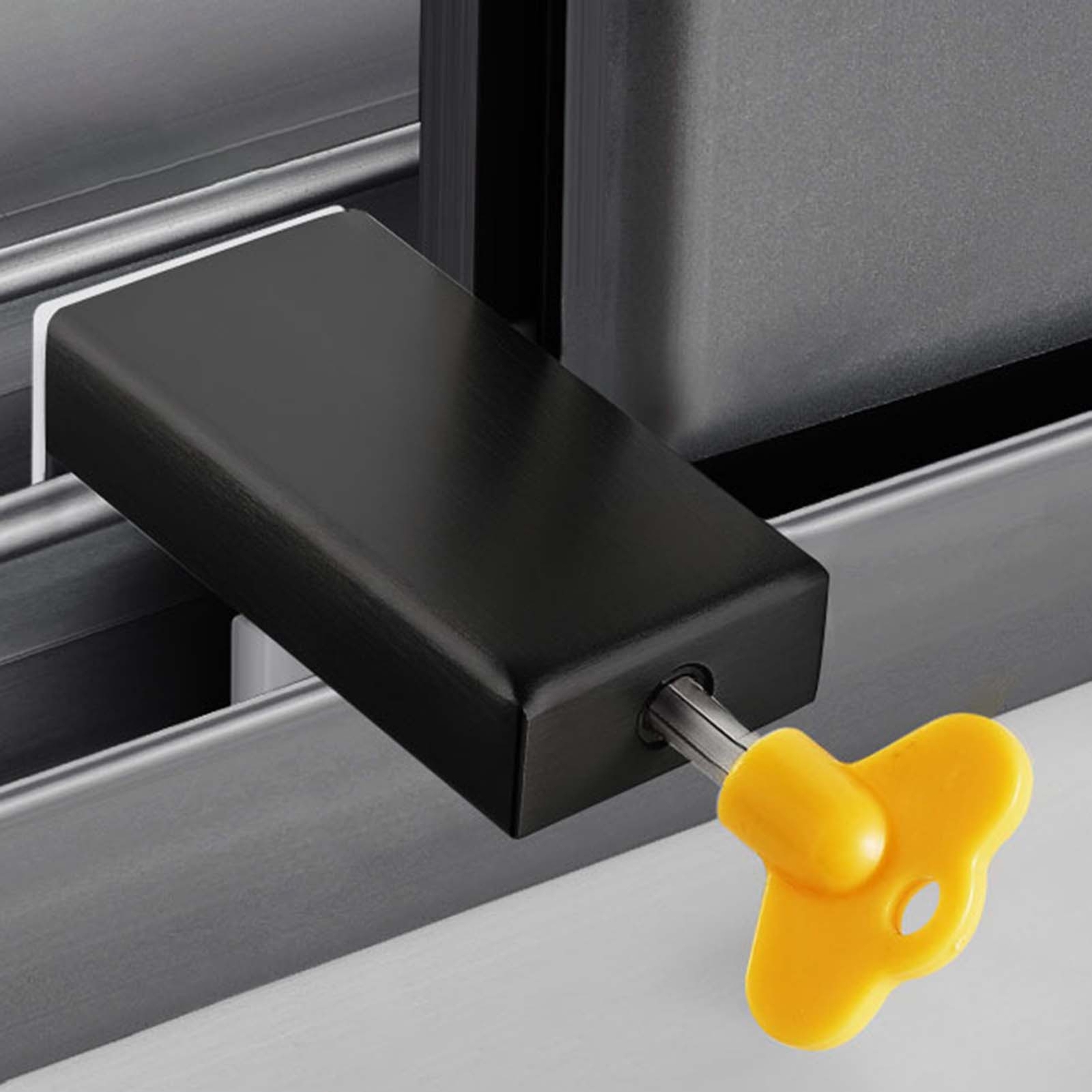 1 Set Sliding Window Stopper Reusable Child Proof Bedroom Sliding Door