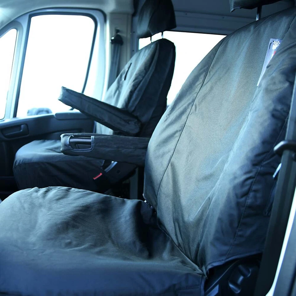 Par de fundas de asiento delanteras para Dodge RAM Promaster 1500 2500 3500 2015 2016 SC443 Foto 2 de 4