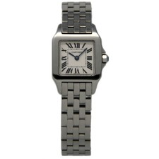 Cartier Santos Demoiselle W25064Z5 2698 20mm Steel Quartz 2 Year Warranty #I3037 2