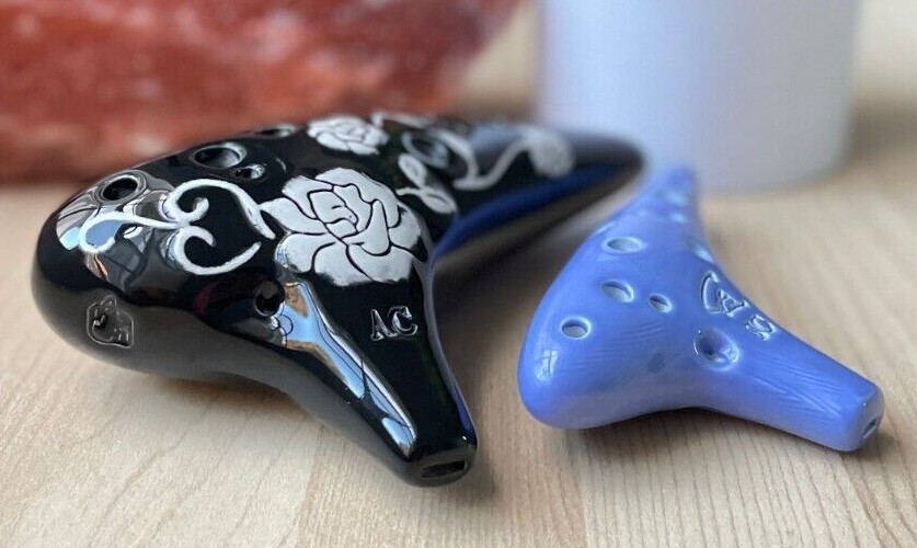 Great Deal! Focalink 12 Holes AC Rose Black+ SC Blue Glaze Ceramic