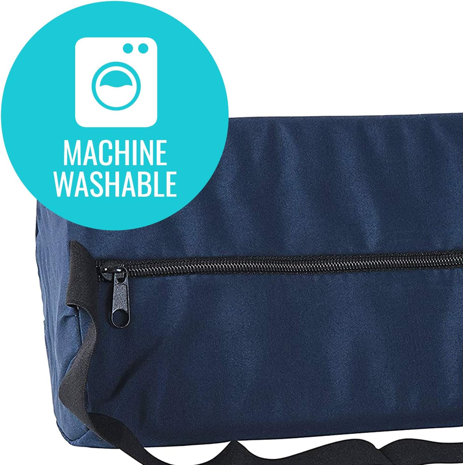 Lumbar Roll Back Support Cushion Pillow, HalfMoon Size, Navy eBay