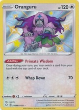 Oranguru SV098/SV122 Shiny Holo Rare Shining Fates Pokemon TCG